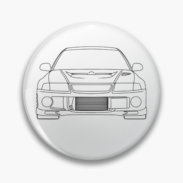 Item preview, Mitsubishi Lancer EVO VI Black Lines designed and sold by EdimDesign.
