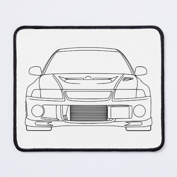 Item preview, Mitsubishi Lancer EVO VI Black Lines designed and sold by EdimDesign.