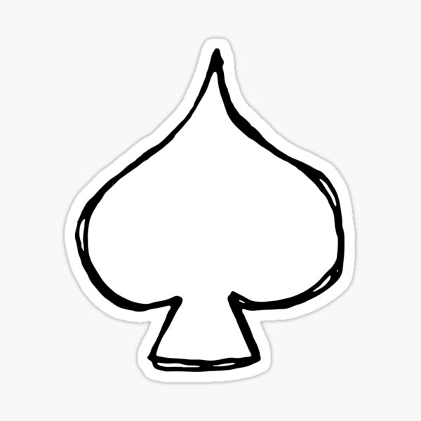 Spade Sticker