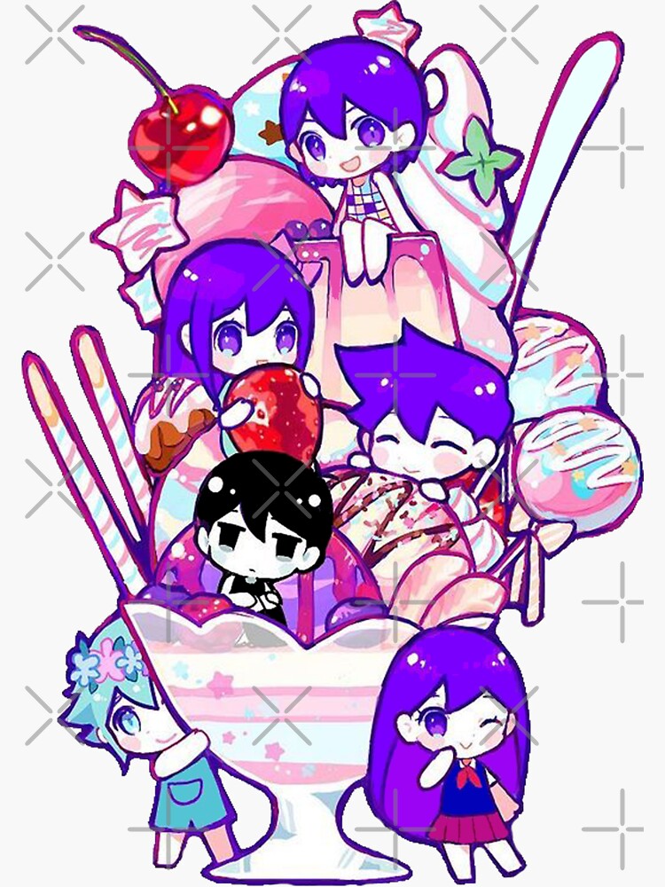 OMORI Emotions Set 1 Vinyl Stickers 