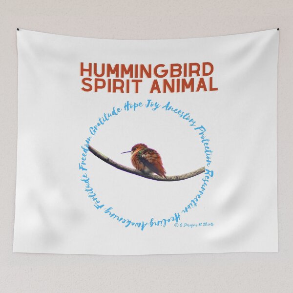 Item preview, Hummingbird Spirit Animal designed and sold by ODesignsNShirts.