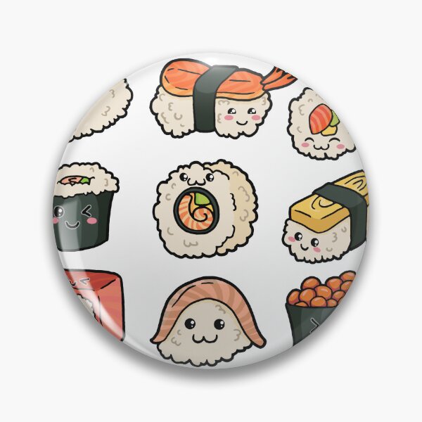 Item preview, Funny Manga Style Sushi Gift Idea Japan designed and sold by ZadzeneaArt.