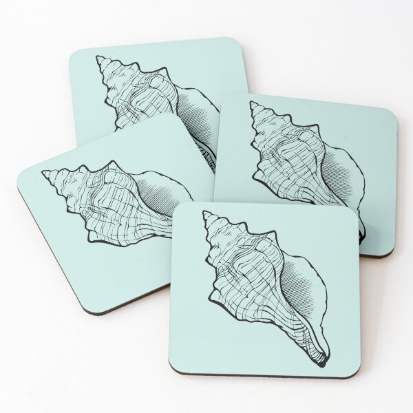Item preview, Seashell drawing designed and sold by ProfiTrollka.