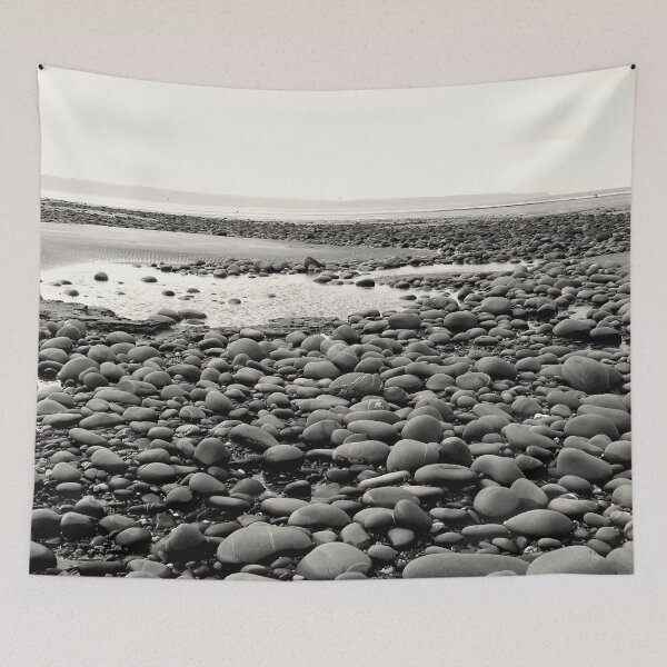 Item preview, Rainy Day On A Pebble Beach Vintage Style Photograph designed and sold by TrulyEpoque.