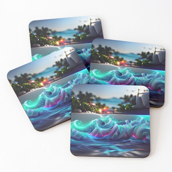 Item preview, AI Generated Art, Ocean Waves  designed and sold by ACC .