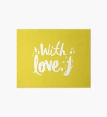 LOVE WITH J - JESSICA Art Board