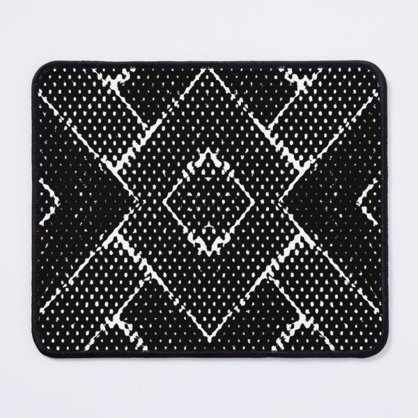 Item preview, Abstract Black And White Polka Dot Geometric Diamond Pattern Lozenge Texture designed and sold by HopefulFlower.