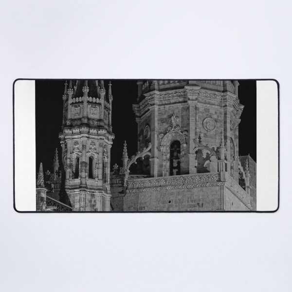Item preview, Jeronimos Monastery At Night - 8 - Monochrome © designed and sold by © Hany G. Jadaa © Prince John Photography.
