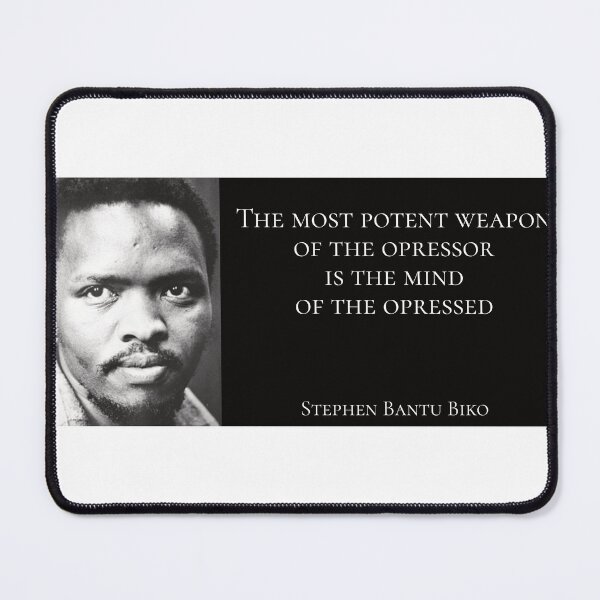 Item preview, A Steve Biko Quote on Oppression With His Photo designed and sold by happycoders.