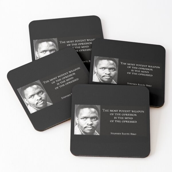 Item preview, A Steve Biko Quote on Oppression With His Photo designed and sold by happycoders.