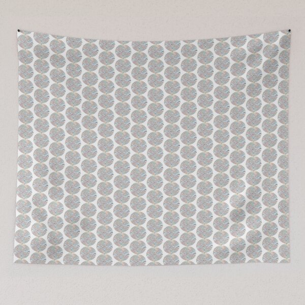 Item preview, Colorful February pattern in small square rainbow rounded designed and sold by Bekindtome.