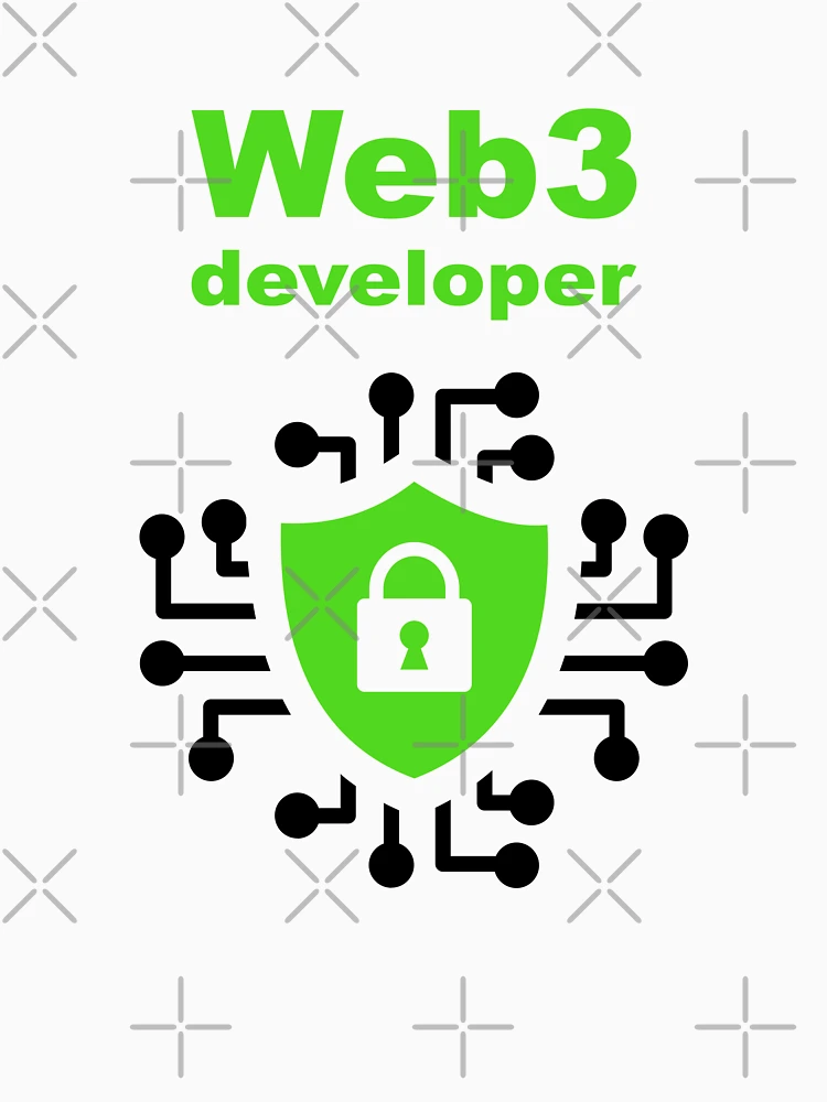 Thumbnail 6 of 6, Pullover Hoodie, Web3 Developer, Blockchain Developer, Cryptocurrency, Software Engineer, Computer Science, Fullstack Developer, Programming Humor designed and sold by Max-Wear.
