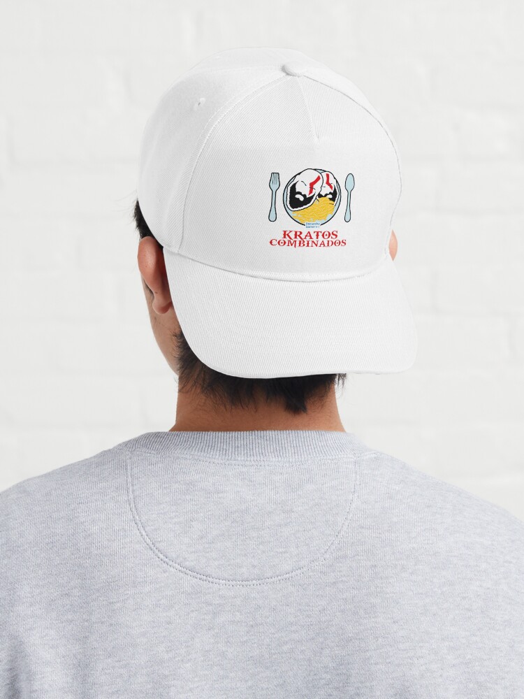 Imagen 4 de 7, Gorra con la obra Kratos Combinados, diseñada y vendida por RecunchoGamer.