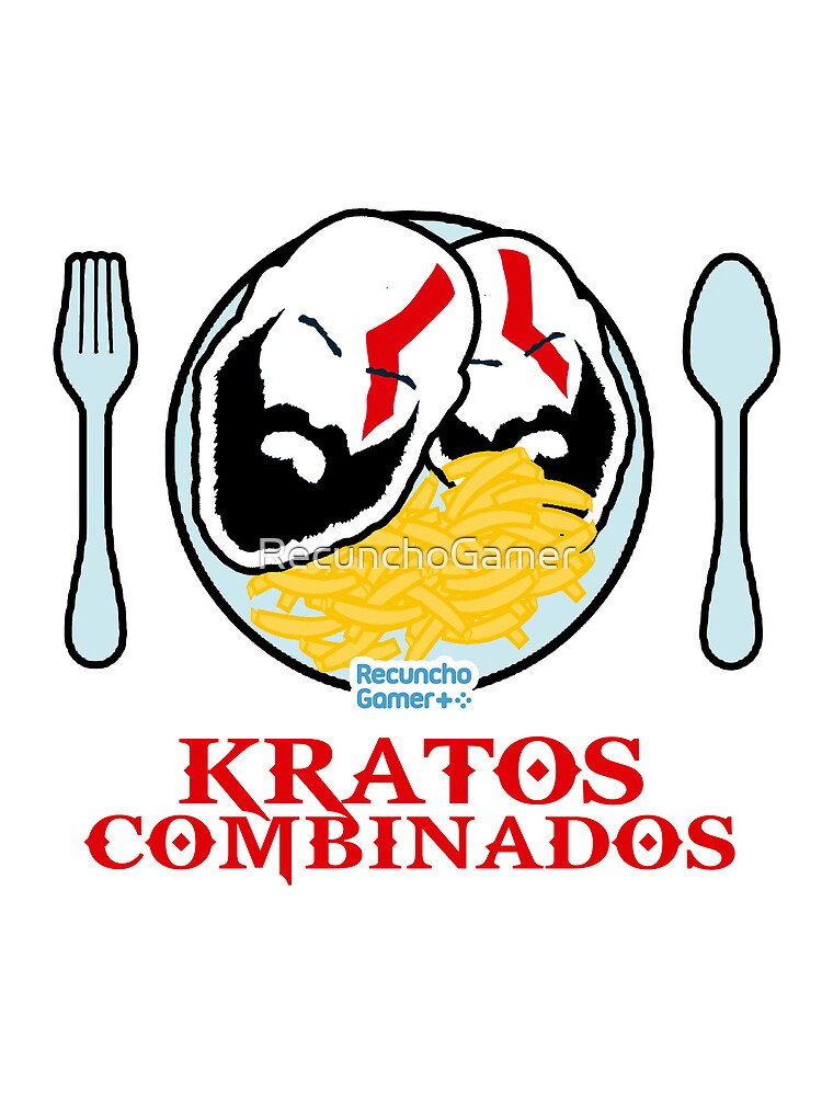 Imagen 3 de 3, Mochila saco con la obra Kratos Combinados, diseñada y vendida por RecunchoGamer.