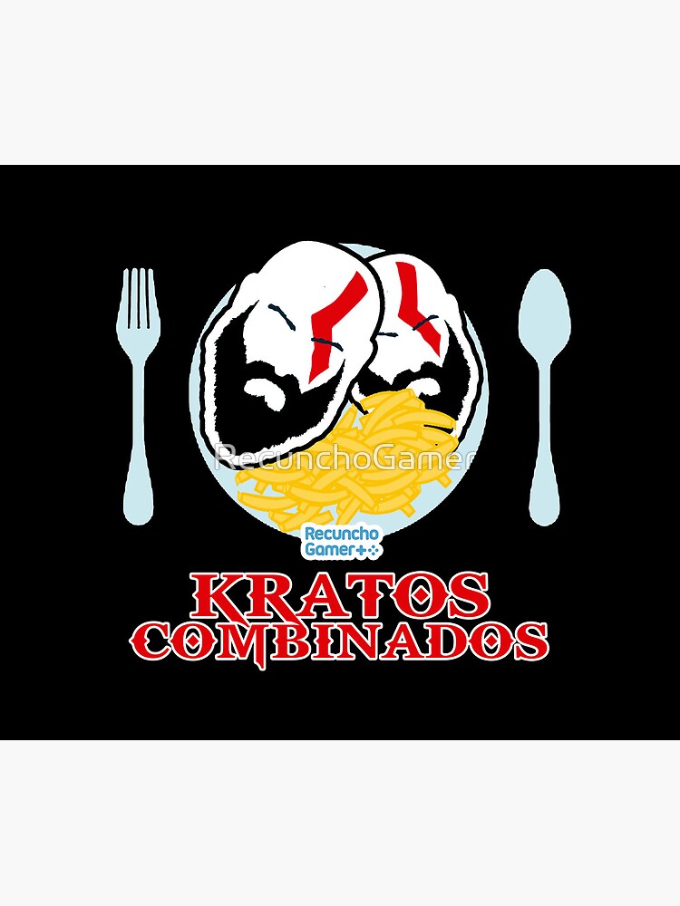 Imagen 5 de 5, Alfombrilla de ratón con la obra Kratos Combinados, diseñada y vendida por RecunchoGamer.