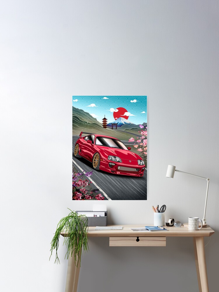 JDM Toyota Supra MK4  Poster for Sale by Navin Guyvit