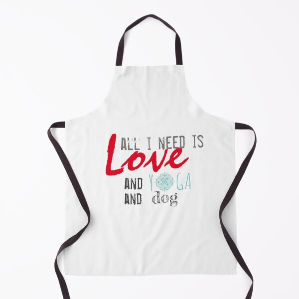 Item preview, All I Need Is Love And Yoga And A Dog designed and sold by chopola-shop.