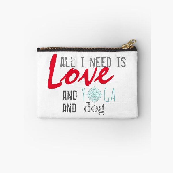 Item preview, All I Need Is Love And Yoga And A Dog designed and sold by chopola-shop.