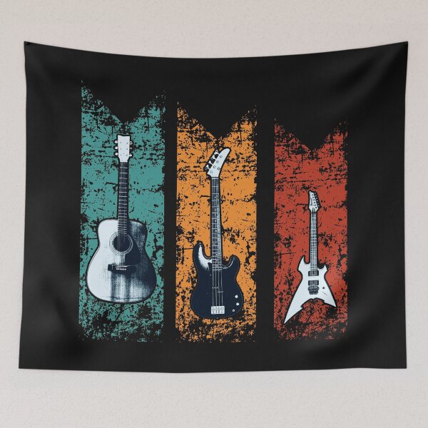 Item preview, Guitarist Gift Idea For The Vintage Guitar Musician - Funny Vintage Electric Guitar Player Father Gift for Him designed and sold by Desibeau.