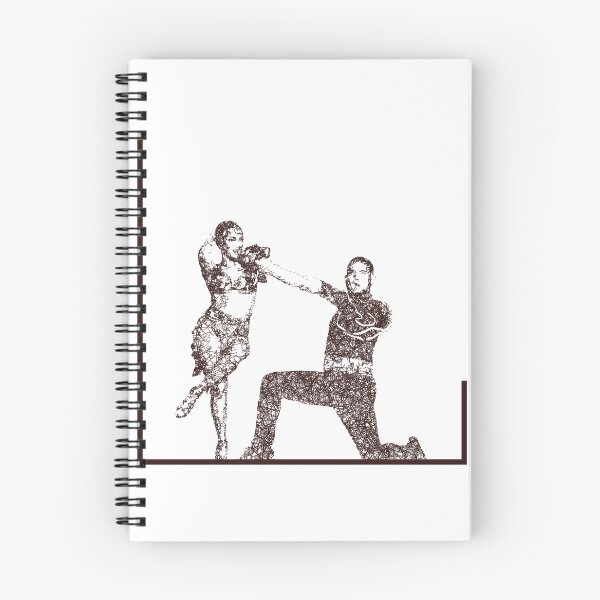 Item preview, Dance couple 5 - Brown ink designed and sold by WietskeWelten.