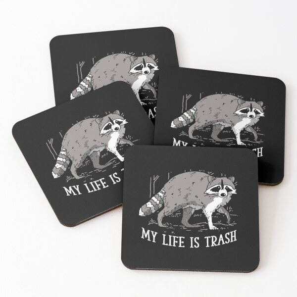 Item preview, My life is trash Raccoons designed and sold by Shope2shope.