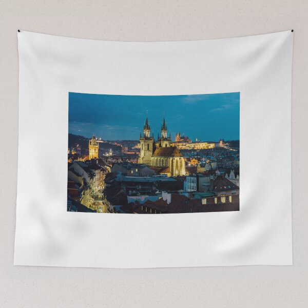 Item preview, Prague castle and Tyn Church designed and sold by Jiri Hofman.