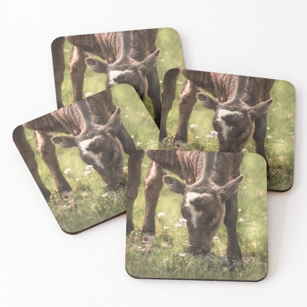 Item preview, Calf drinking water from a stream designed and sold by Svetlana Korneliuk.