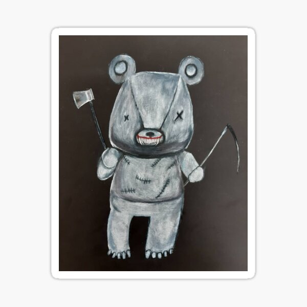 Scare Bear Sticker