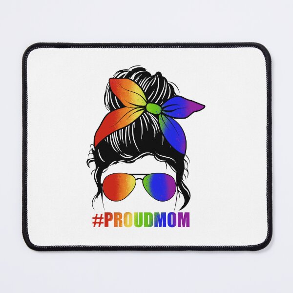 Item preview, Proud Mom Messy Bun designed and sold by ItsaMomThingLLC.