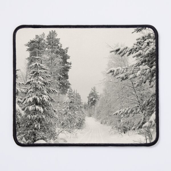 Item preview, Beautiful Snow Covered Trees And Path In Finland, Vintage Style Close Up Photograph designed and sold by TrulyEpoque.