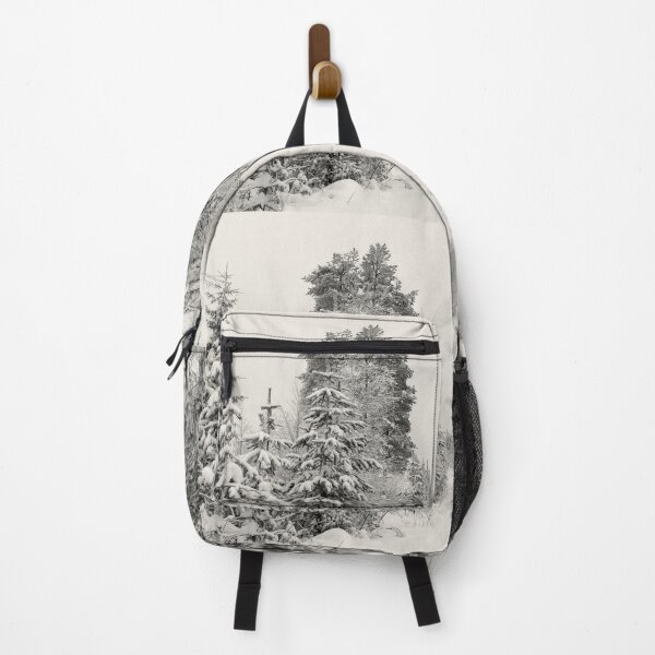 Item preview, Beautiful Snow Covered Trees And Path In Finland, Vintage Style Close Up Photograph designed and sold by TrulyEpoque.