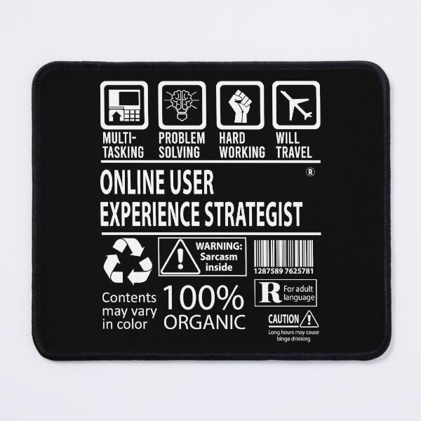 Item preview, Online User Experience Strategist T Shirt - MultiTasking Certified Job Gift Item Tee designed and sold by sabinacsnm.