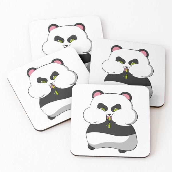 Item preview, Chubby Panda Eating Bamboo designed and sold by NLDStudios.
