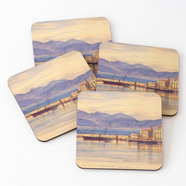 Item preview, Edward Lear - A View of the Harbour at Cannes (1869) designed and sold by Geraldo Garcia.