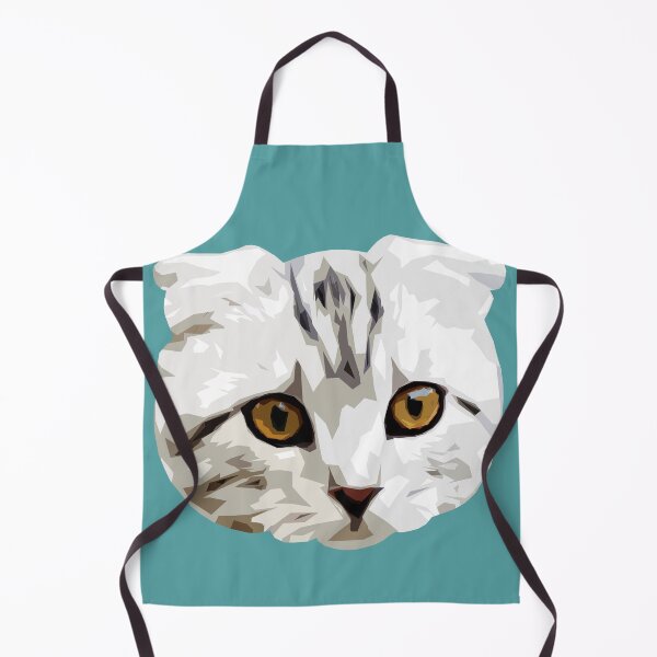 Item preview, Scottish Fold Cat - Cute Cat Pop Art - Cat with folded ears - WPAP designed and sold by inkandmoth.