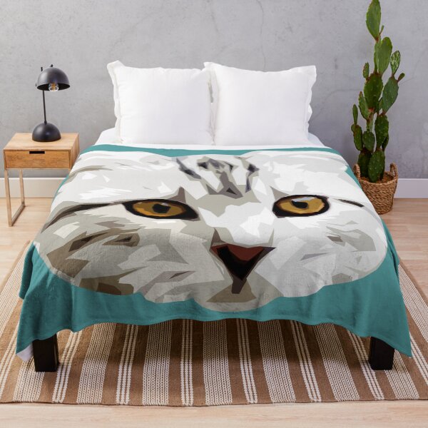 Item preview, Scottish Fold Cat - Cute Cat Pop Art - Cat with folded ears - WPAP designed and sold by inkandmoth.