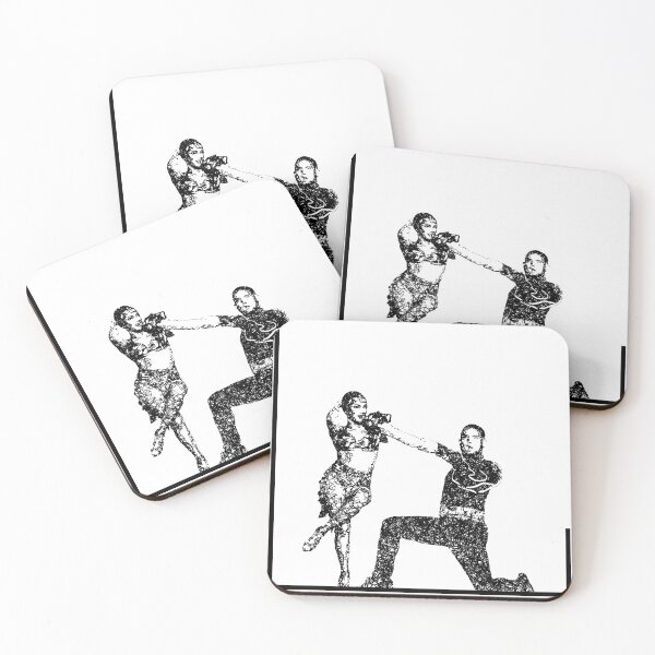 Item preview, Dance couple 5 - Black ink designed and sold by WietskeWelten.