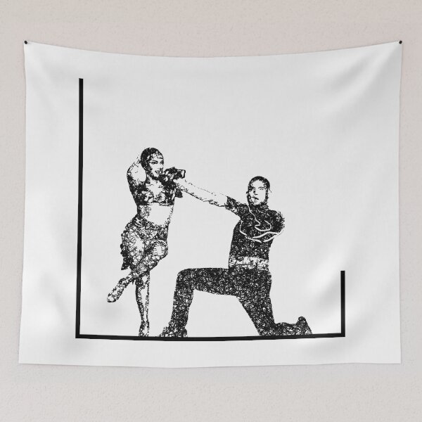 Item preview, Dance couple 5 - Black ink designed and sold by WietskeWelten.