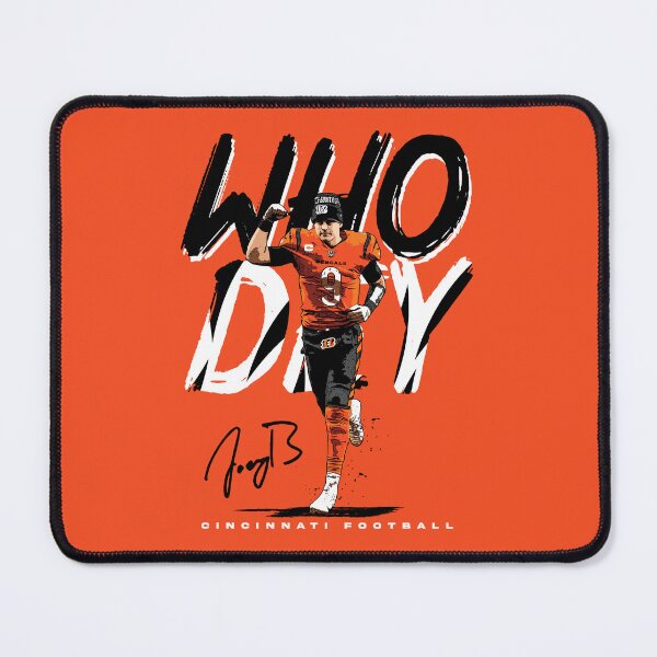 Item preview, Who Dey Burrow Cincinnati American Football designed and sold by migoidzon.