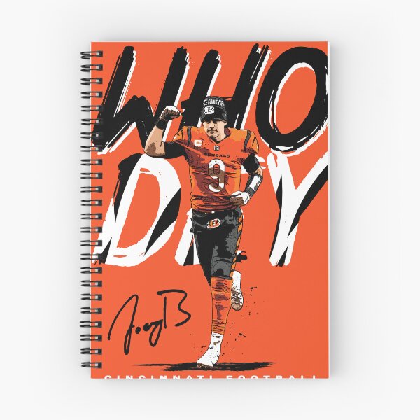 Item preview, Who Dey Burrow Cincinnati American Football designed and sold by migoidzon.