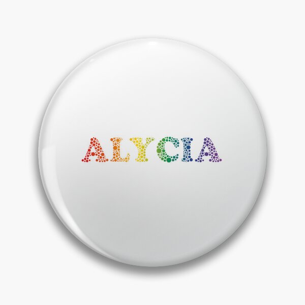 Item preview, Alycia name - fun Rainbow Bubbles LGBT pride design designed and sold by NameTheory.