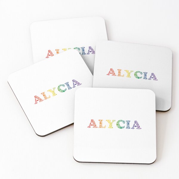 Item preview, Alycia name - fun Rainbow Bubbles LGBT pride design designed and sold by NameTheory.