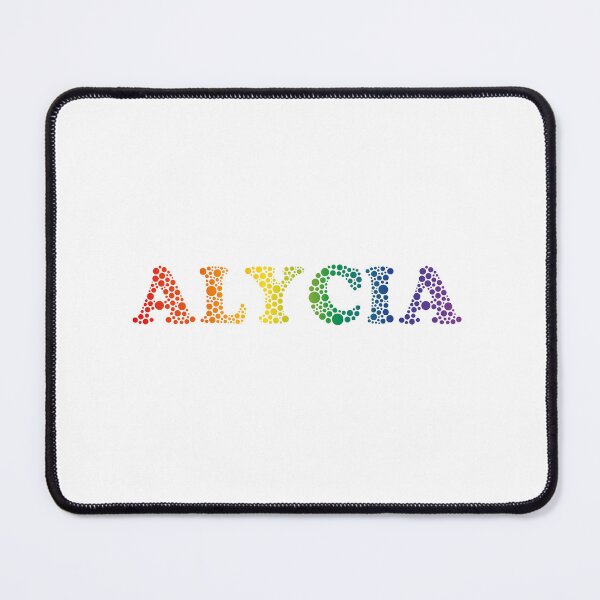 Item preview, Alycia name - fun Rainbow Bubbles LGBT pride design designed and sold by NameTheory.