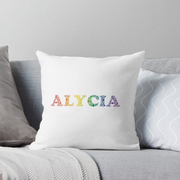 Item preview, Alycia name - fun Rainbow Bubbles LGBT pride design designed and sold by NameTheory.