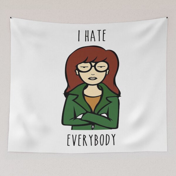 Item preview, I HATE EVERYBODY designed and sold by Makisat.