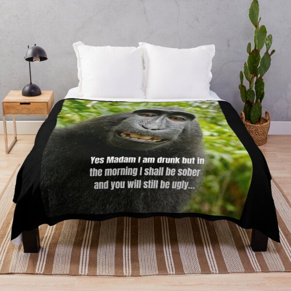 Item preview, Copy of funny picture of a monkey with a funny quote to match designed and sold by Gaynor Burrows.