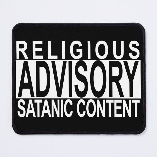 Item preview, Religious Advisory - Satanic Content designed and sold by Ragetroll.