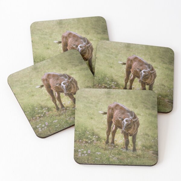Item preview, Cute calf among flowers designed and sold by Svetlana Korneliuk.