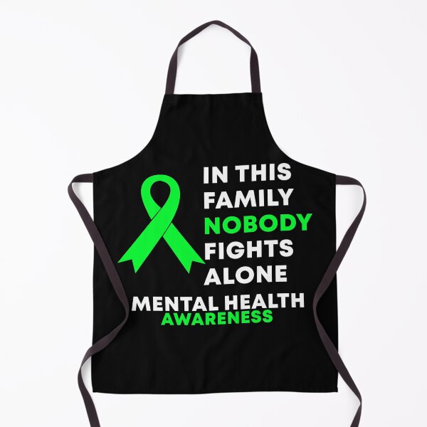 Item preview, In This Family Nobody Fights Alone Mental Health Awareness designed and sold by Color-Sparkle.
