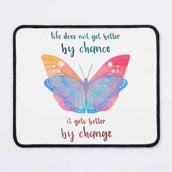 Item preview, Inspirational Saying Butterfly Motivation Quote designed and sold by CreatDifference.